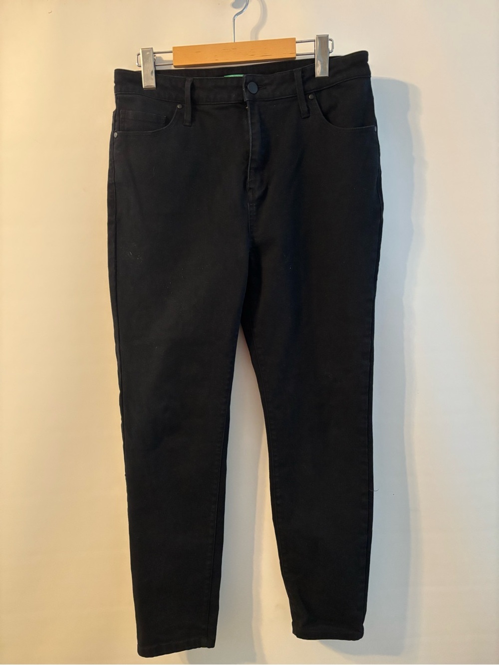 United Colors Of Benetton Women's Black Ankle Jeans